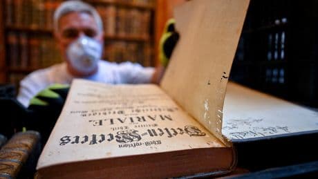 Hungary's oldest library is fighting to save 100,000 books from a beetle infestation