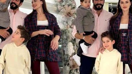 Haberler: Burak Özçivit ve Fahriye Evcen çifti Instagram'dan aile pozlarını paylaştı