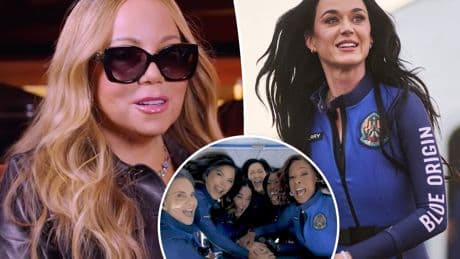 Mariah Carey just learned of Katy Perry’s Blue Origin space flight: ‘Into orbit and back? She’s, like, floating?’