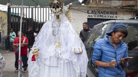 La Santa Muerte tiene su altar en Ciudad de México