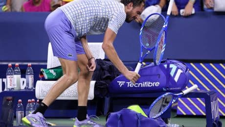 Forse boete Danill Medvedev na woede-uitbarstingen op US Open