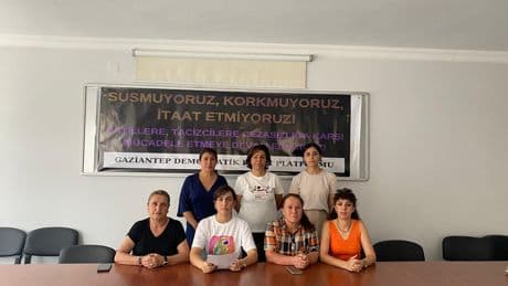 Antep Demokratik Kadın Platformu Ayşe Tokyaz'ın katledilmesini protesto etti
