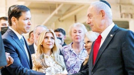 Amerikalı Bakan Netanyahu ile dayanışmaya gitti... İslam alemi Doha’da RubIo İsrail’de