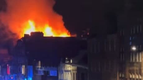 Major fire destroys city centre building