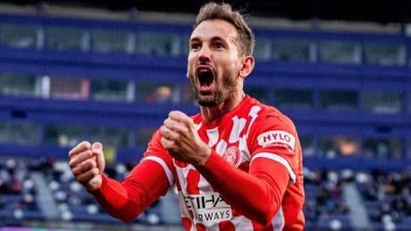 Stuani se gana la estatua con el gol que salva al Girona
