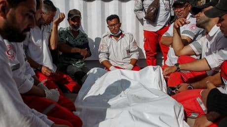 Vorig jaar recordaantal van 383 hulpverleners gedood, vooral in Gaza en Soedan