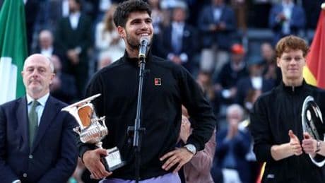 Tennis-Masters in Rom: Carlos Alcaraz gewinnt Finale gegen Jannik Sinner