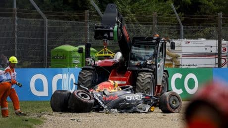 Formel 1 in Imola: Großer Unfallschock bei nächstem Ferrari-Fiasko