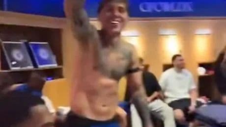 ‘I love these fools’ – Chelsea fans react to stars’ wild dressing room celebrations after huge win over Liverpool