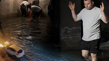 Ankara'da sağanak! Sokaklar göle döndü, ev ve iş yerlerini su bastı