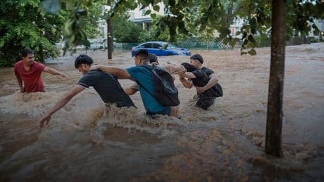 Na zware regenval New Jersey: noodtoestand afgekondigd