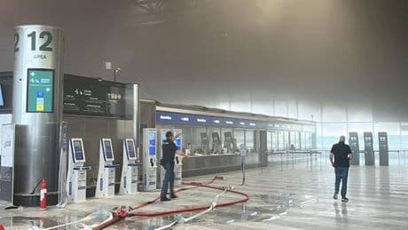 Chaos at Milan Malpensa Airport after passenger ‘set fire to check-in desk’