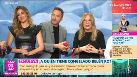 Sylvia Pantoja, Luitingo o Carmen Alcayde, algunos de los nombres que Belén Rodríguez guarda en su congelador: &quot;Me protejo&quot;