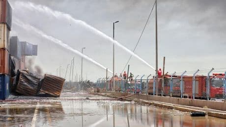 İran Kızılayı: Şehit Recai Limanı'ndaki patlamanın nedeni forkliftten çıkan kıvılcım