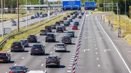 Weer drukte op wegen door omrijders wegens afsluiting A12
