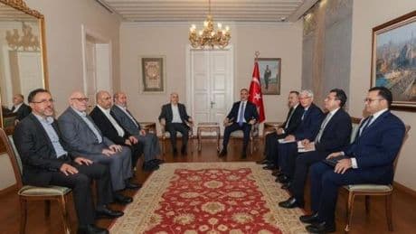 Dışişleri Bakanı Fidan, Hamas Şura Meclisi Başkanı ile görüştü