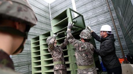 Entre Pyongyang et Séoul, fin de la guerre des haut-parleurs