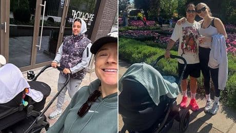 Sam Kerr's fiancee posts the first video of their adorable baby boy Jagger