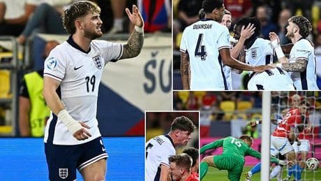 England Under 21s make perfect start to Euros title defence, with Harvey Elliott on target in 3-1 victory over Czechia