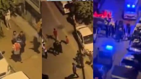 Komşu kavgasını ayırmaya gelen polise çocuk yumruğu!