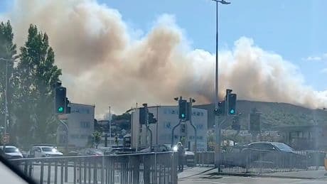 Llandudno fire: Mountain blaze sends thick smoke billowing above Welsh town