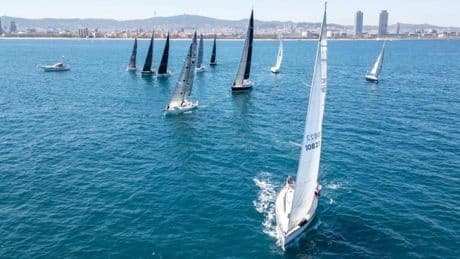 La flota de ORC A Dos abre el Trofeo Conde de Godó BMW de vela