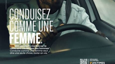 'Conduce como una mujer', la campaña contra los accidentes de tráfico que levanta polémica en Francia
