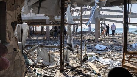 A Corner of ‘Fake Peace’ in Gaza, Torn Apart by an Israeli Strike