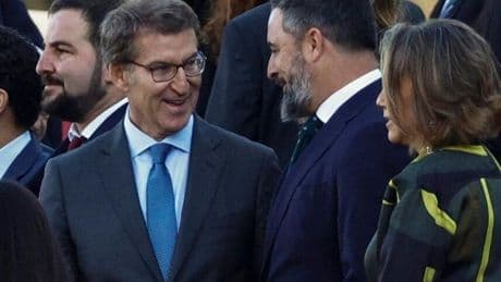 Feijóo y Abascal se reúnen para comentar el «contexto nacional e internacional»