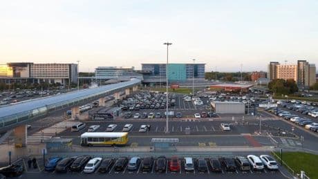 Man dies after falling from car park at Manchester Airport