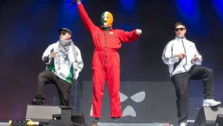 Police drop probe into Kneecap's Glastonbury performance