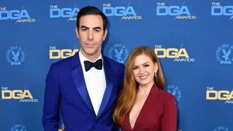 Isla Fisher teases ex-husband Sacha Baron Cohen as they both attend Wimbledon final