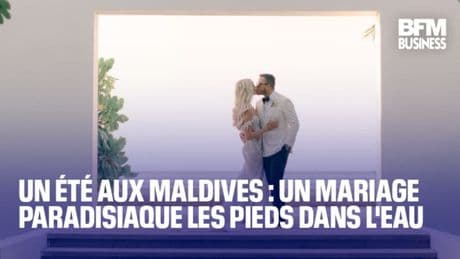 Un été aux Maldives: un mariage de rêve les pieds dans l'eau