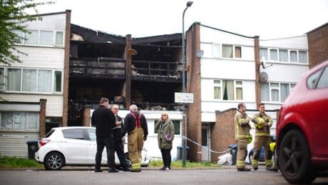 Man arrested as three boys and a woman die in house fire in London