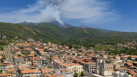 ‘Mount Etna is erupting, look!’ Tourists flee as volcano spews ash and lava