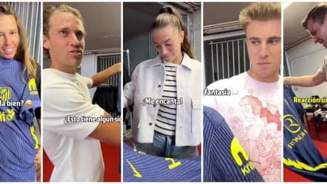 Así reaccionaron los jugadores y jugadoras del Atlético al nuevo diseño de camiseta
