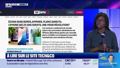 À lire sur le site Tech&Co : Écran sans bords, appareil pliant, sans fil, l'iPhone des 20 ans sera-t-il une vraie révolution ? Par Kesso Diallo - 12/05