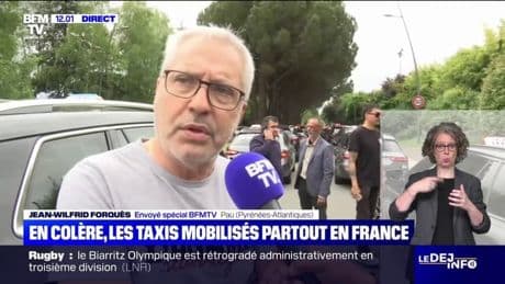 Grève des taxis: "La sécurité sociale nous traite de fossoyeurs", se défend un chauffeur de taxi à Narbonne