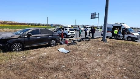 Tekirdağ'da trafik kazası: 2'si çocuk, 9 yaralı