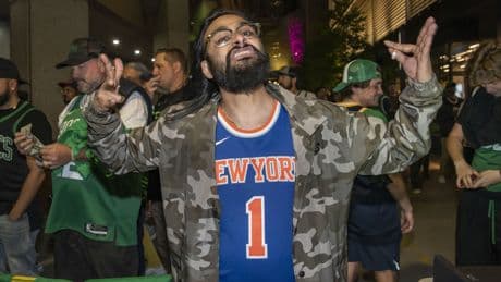 Defiant Knicks fans brush off Game 5 blowout, blast ‘cocky’ Celtics supporters in Boston: ‘Worst city in America’