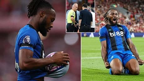 Antoine Semenyo breaks silence after he was allegedly racially abused against Liverpool - as he responds to ANOTHER vile racist comment from sick troll