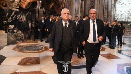 Roma y Lazio se despiden del Papa