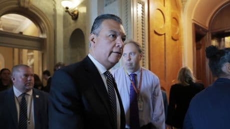 Padilla calls Trump a "tyrant" in emotional Senate floor speech