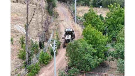 Kumluca Belediyesi yayla yollarında çalışmalarını sürdürüyor