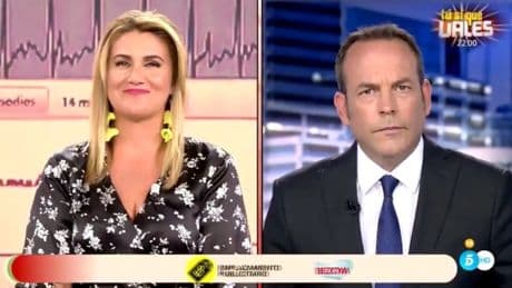 Peleas, bailes y besos: las transiciones más divertidas de 'Sálvame' con 'Informativos Telecinco'