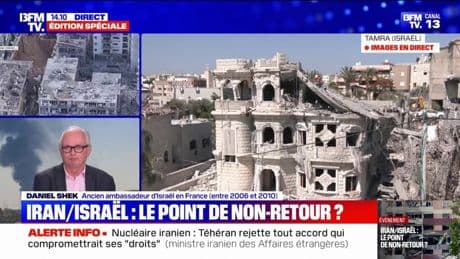 "Je ne suis pas véritablement touché par ce geste": Daniel Shek, ancien ambassadeur d'Israël en France, assure que le déplacement de Benjamin Netanyahu à Bat Yam était "calculé"