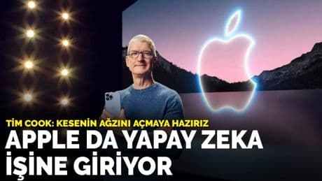 Apple da yapay zeka işine giriyor: Kesenin ağzını açmaya hazırız