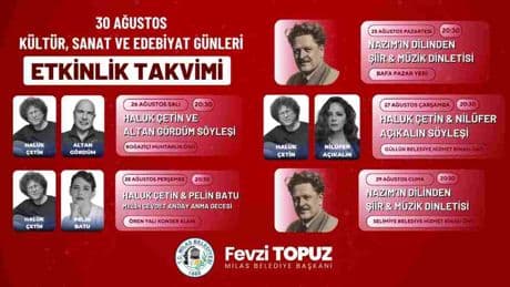 Kültür, sanat ve edebiyatın kalbi Milas’ta atacak