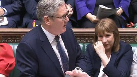 Reeves battles tears as Starmer declines to back her staying in post