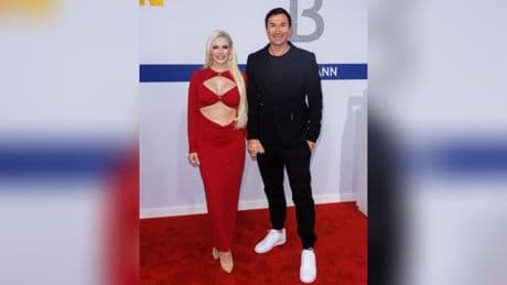 Neben Lucas Cordalis: Daniela Katzenberger strahlt in Cut-out-Robe
